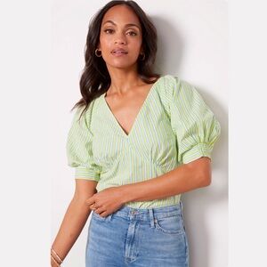 2/$20   Sanctuary V-Neck
Striped poplin Blouse
